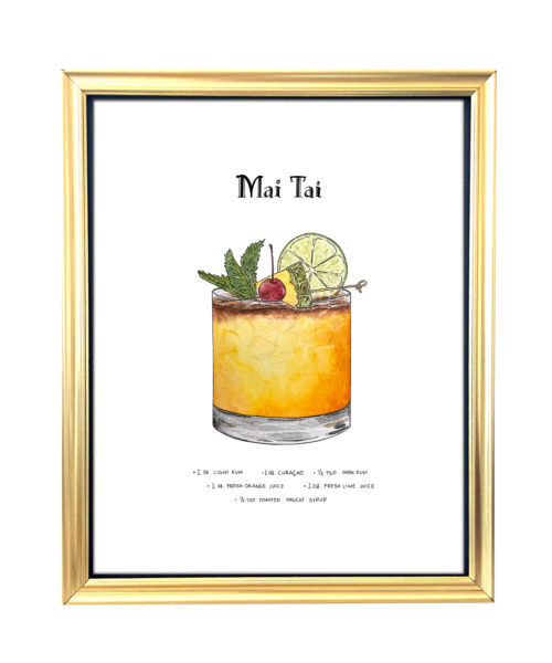 Mai Tai Cocktail Print