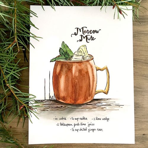 Moscow Mule art reproduction