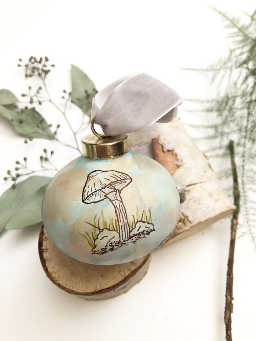 Mushroom Love Ornament