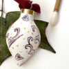 Swirly Snow ornament