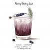 Cocktail art print for your space, handy with ingredients.