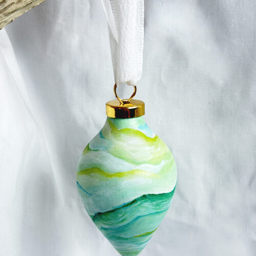 Horizon Handpainted Ceramic Ornament